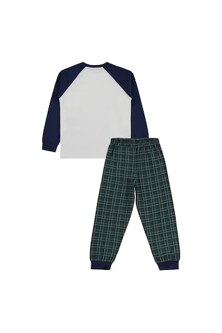 Civil Boys Şapkalı Ayı 6-9 Yaş Pijama Takımı - Lacivert