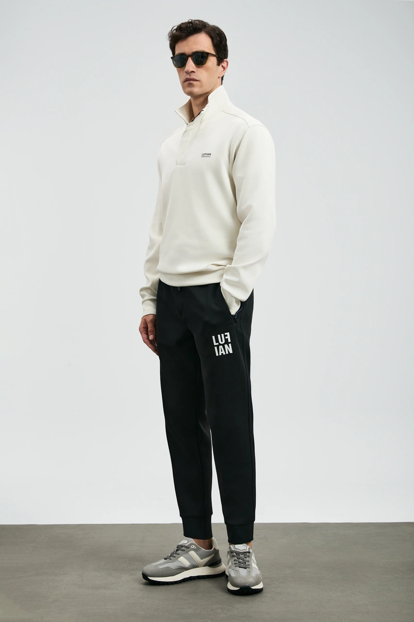 Lufian Wonder Erkek Sweatshirt Ekru Ekru 112030185100520 Ekru
