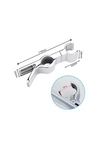 Ayarlanabilir Duş Başlığı Tutucusu, 45 Dönüş Evrensel 20-25 Mm Duş Başlığı Çubuğu Duş Başlığı Tutucusu Banyoda Duş Başlığı Braketinin Değiştirilmesi Diğer