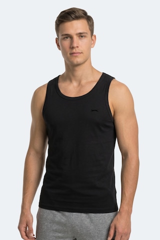 Slazenger Hokey Erkek Slim Fıt Kolsuz Siyah Atlet