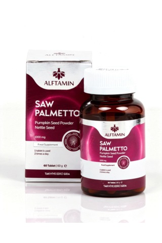 Saw Palmetto Takviye Edici Gıda 1000 Mg 60 Kapsül
