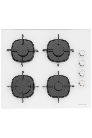 Silverline BO65P4W01 - CS5700E6W01 - 3481 Flam Cam Ankastre Set Beyaz