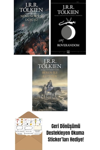 Númenor Un Düşüşü + Roverandom Siyah Kapak + Beren İle Luthien