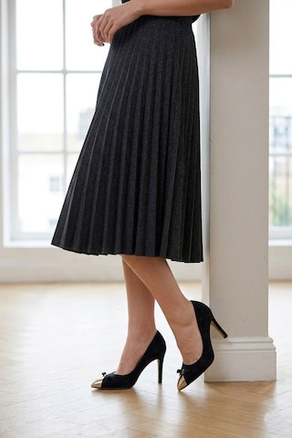 Papuçcity Kuum London K145-25881 Kadın Topuklu Stiletto Ayakkabı Sıyah
