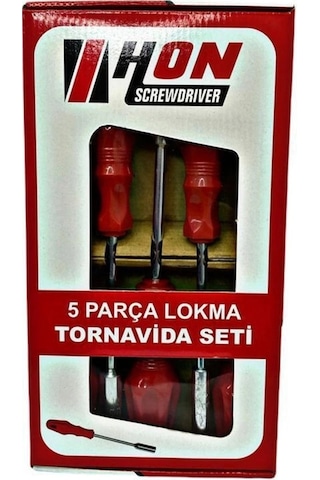 5 Adet Lokma Anahtar Tornida 6/7/8/10/13/mm Metal Altıgen