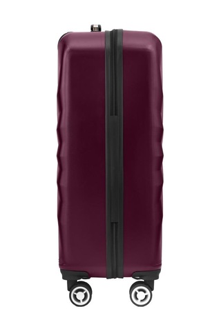 Büyük Boy %100 Polikarbon Valiz 4x2 Teker Bordo 1809 Bordo