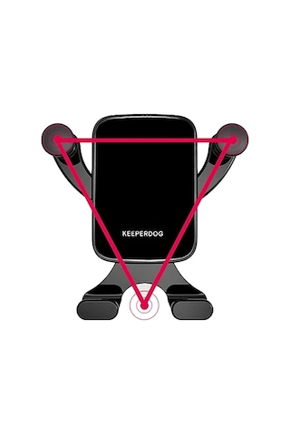 Torima Sıkıştırma Tipi 4.5 - 6.5 " Telefonlar İçin Telefon Tutacağı Siyah