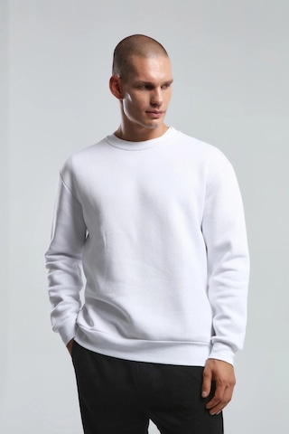 Kappa Benmanaj Erkek Beyaz Sweatshirt - Beyaz Beyaz