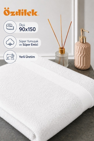 Özdilek -woven Beyaz- Süper Yumuşak Büyük Boy Banyo Havlusu