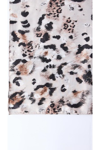 Jimmy Key Jimmy Key Bej Dokuma Leopar Desenli Eşarp 5ww495461130