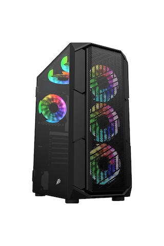 Xaser XSR278 i7-6700 16 GB 512 GB SSD 4 GB RX550 24" Free Dos Dual Curved Masaüstü Oyuncu Bilgisayarı