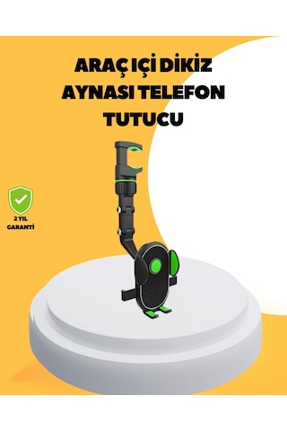 Hnrlıshp Dikiz Aynasına Takılan Telefon Tutucu Ayarlanabilir Çok Yönlü Araç Aksesuarı Çok Renkli