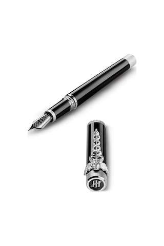 Montegrappa Zero Caduceus Dolma Kalem - M Uç Iszec3ıp Siyah