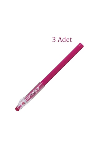 Pilot Frixion Ball Stick Roller Silinebilir Jel Kalem 0.7 mm Vişne F10-WR 3 Adet
