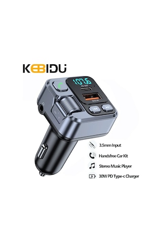 Liangmei Bluetooth 5.1 Araç Fm Verici Araba Mp3 Stereo Müzik