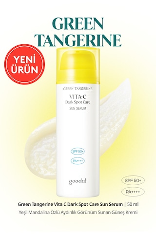 Leke Karşıtı Serum Güneş Kremi Goodal Green Tangerine Vita C Dark Spot Care Sun Serum Spf50+ Pa++++ 33208861