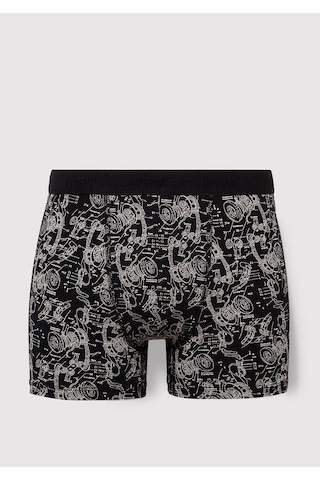 Mavi - 3lü Baskılı Siyah Boxer Seti 0911420-900 Siyah