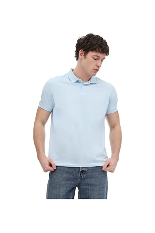 Kinetix Mb Pam 12sn328 Açık Mavi Erkek Polo Yaka Kısa Kol T-shirt