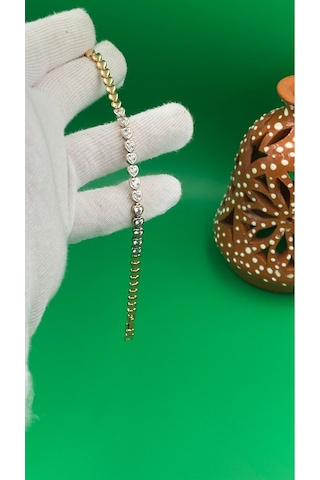 Xuping Rose Gold Kalpli Model Şık Tasarım Vip Bileklik Altın