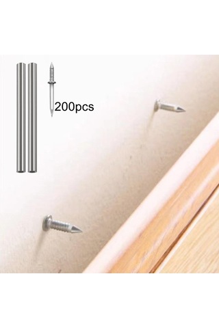 Flybuy Süper Kullanışlı Suntek Süpürgelik İplik Çivisi 200-adet