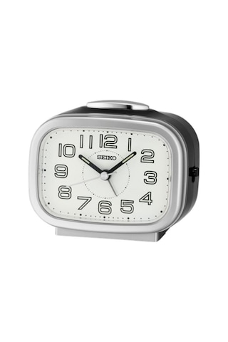 Seiko Qhk060s Sessiz Saniyeli Aydınlatmalı Bell Sesli Alarm 5 Dk Ertelemeli Masa Saati Çok Renkli