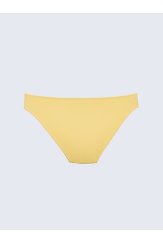 Lcw Dream Sarı Düz Raşel Kumaş Kadın Bikini Alt