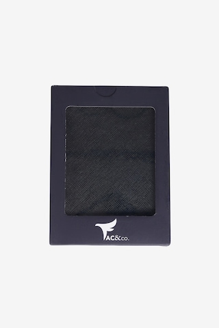 Ac&co / Altınyıldız Classics Erkek Siyah Özel Hediye Kutulu Suni Deri El Yapımı Pasaportluk Siyah
