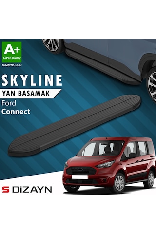 S-dizayn Ford Connect 3 Skyline Siyah Yan Basamak 193 Cm 2023 Üzeri A+ Kalite