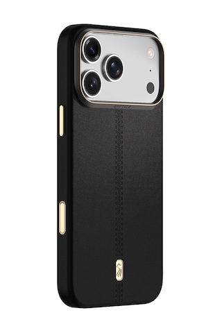 Apple iPhone 18 Pro Uyumlu Kılıf M-safe Şarj Özellikli Raptic Urban Nav Serisi Kapak Siyah