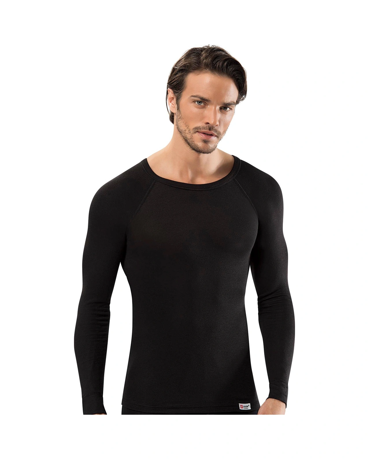 Erdem Siyah Termal İçlik Uzun Kol Fanila 1482 Siyah