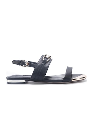 Nine West Maıs 5fx Siyah Kadın Düz Sandalet 000000000101928945 Siyah