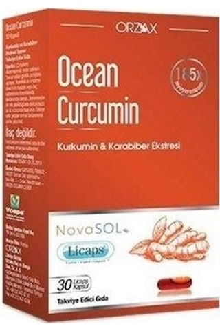 Ocean Curcumin Zerdeçal Karabiber Ekstresi 30  Kapsül