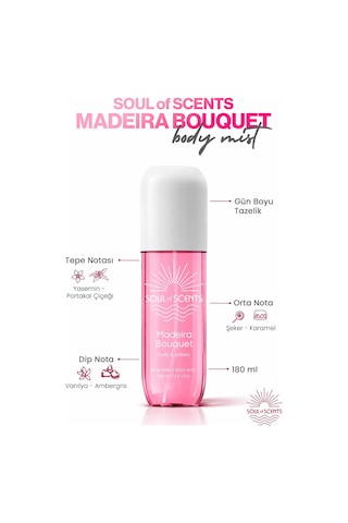 Madeira Bouquet Fruity & Ambery Body Mist 180 Ml