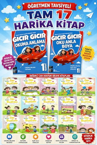 1. Sınıftan 2. Sınıfa Geçenler İçin Öğretmen Tavsiyeli Tam 17 Harika Kitap