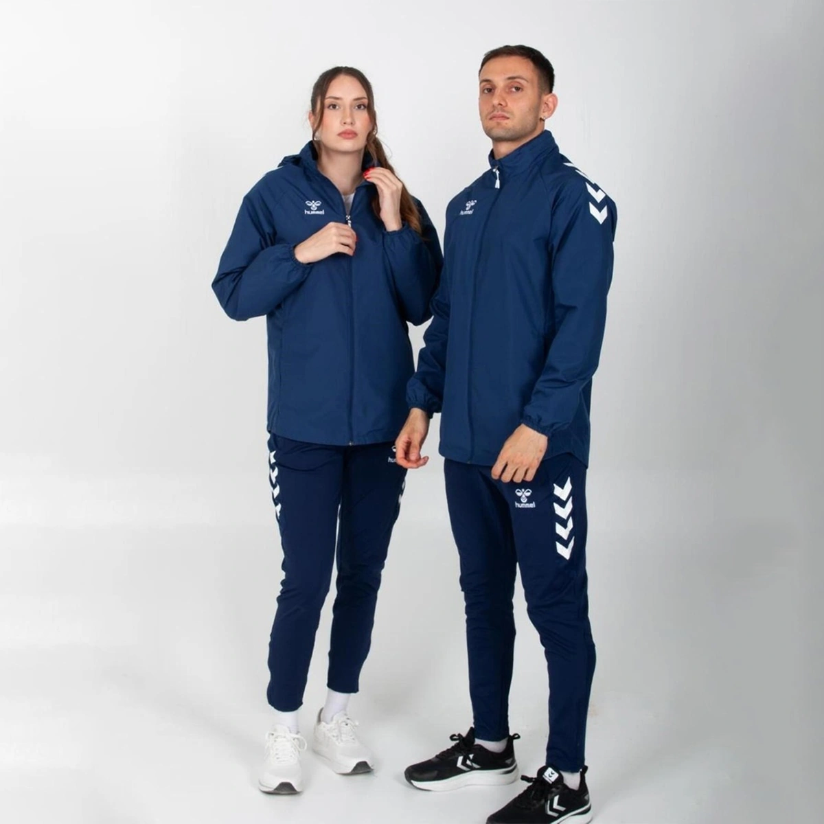 Hummel Line Erkek Lacivert Dik Yaka Ceket Lacivert
