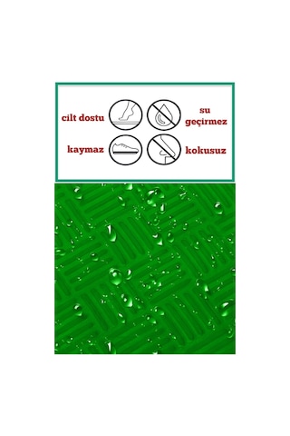 Yok Eva Tatami Yumuşak Zemin Minderi 13 Mm Yeşil Yeşil 13 Mm 100 X 100 Pilates