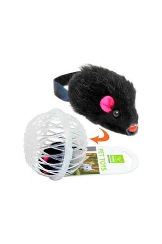 Nunbell Kedi Oyuncağı Küçük Fareli Kafes