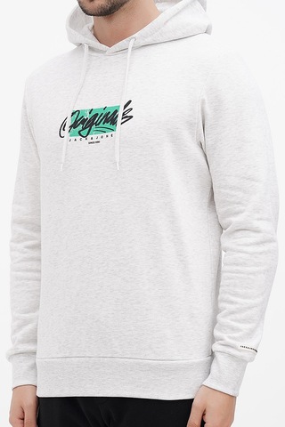 Jack & Jones Jorsergey Erkek Sweatshirt 12244218 BEYAZ