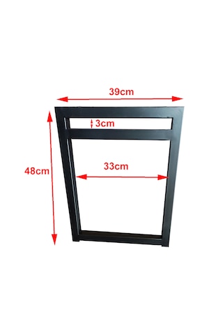 Metal Bank Sehpa Ayağı 2 Adet Metal Ayak Mobilya Ayakları