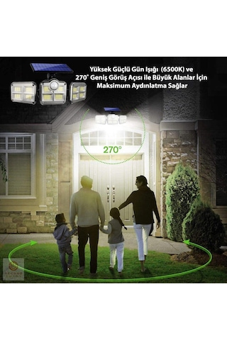 Technojet Solar 122 Ledli Güneş Enerjili Kumandalı Hareket Sensör