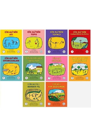 Cin Ali Serisi (10 Kitap) - Rasim Kaygusuz - Cin Ali Yayınları