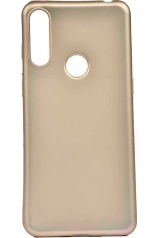 Alcatel 3x 2019 Kılıf Zore Premier Silikon Kapak Gold