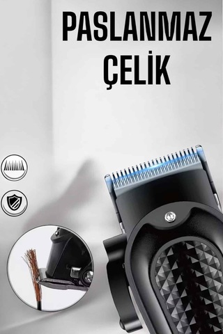 Suya Dayanıklı Tıraş Makinesi Keskin Bıçaklı Dijital Göstergeli Şarjlı 1 - 2 Saat
