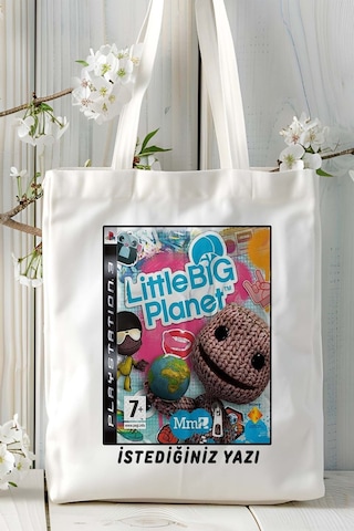 Art Hediye Little Big Planet Oyun Baskılı Omuz Çanta Kişiye Özel Model 1 Çok Renkli