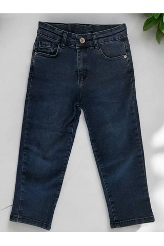 Çikoby Erkek Çocuk Esnek Kot Pantolon-14956 Lacivert