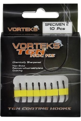 Vorteks 6781 Specimen Tgn Sazan İğnesi 10 Lu Paket No:8 - Standart