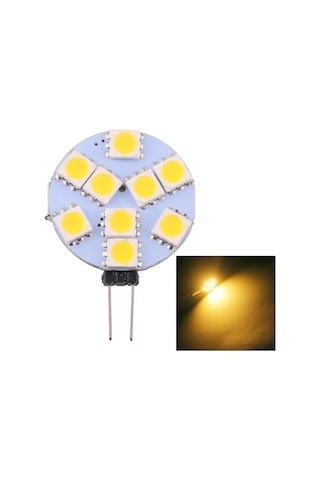 Sones G9 9 Led Smd 5050 108lm 2800-3200k Kademesiz Karartma Enerji Tasarruflu Işık Pin Tabanı Lamba Ampul, Dc 12 V