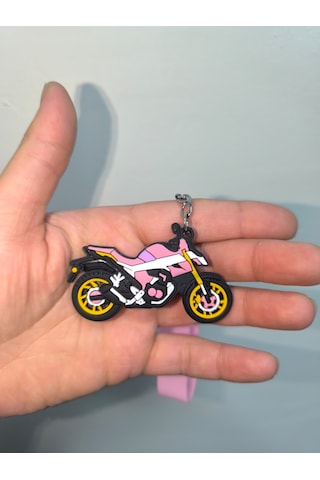 Silikon Kaliteli Motosiklet Anahtarlığı Esnek, Dayanıklı Ve Şık Tasarım