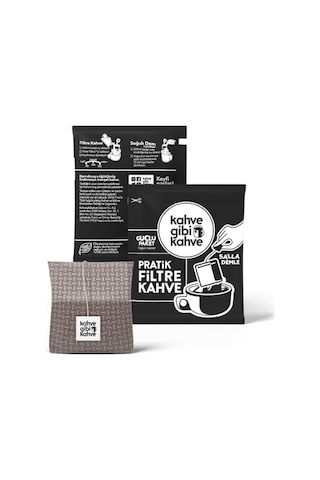 Taptaze Pratik Filtre Kahve Sallama - 10'lu Güçlü Paket S