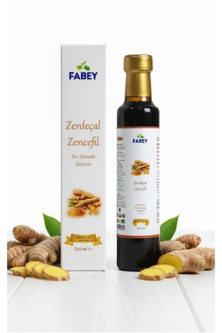 Fabey Zerdeçal & Zencefil Sıvı Ekstrakt Karışımı 250ml